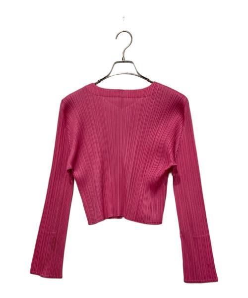PLEATS PLEASE（プリーツプリーズ）PLEATS PLEASE (プリーツプリーズ) 長袖ブラウス ピンク サイズ:FREEの古着・服飾アイテム