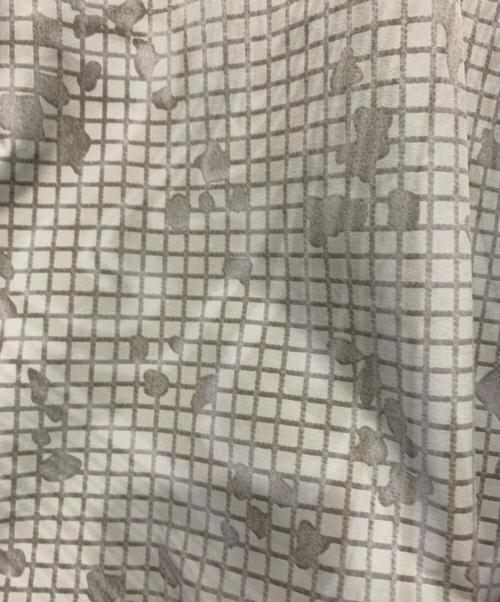 BEAMS（ビームス）BEAMS (ビームス) プリントジップアップフーディ グレー×ブラック サイズ:Mサイズの古着・服飾アイテム