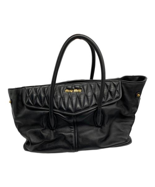 MIU MIU（ミュウミュウ）MIU MIU (ミュウミュウ) マテラッセ ブラックの古着・服飾アイテム