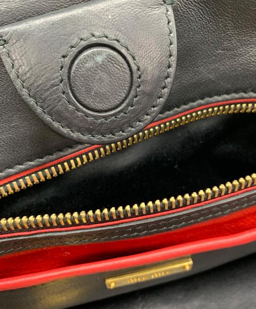 MIU MIU（ミュウミュウ）MIU MIU (ミュウミュウ) マテラッセ ブラックの古着・服飾アイテム