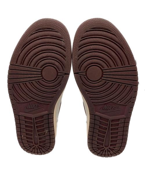 NIKE（ナイキ）NIKE (ナイキ) A Ma Maniere (ア・マ・マニエール) AIR JORDAN1 1 Retro High OG Sail and Burgundy サイズ:27.5cmの古着・服飾アイテム