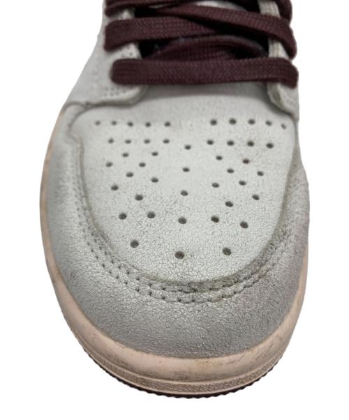 NIKE（ナイキ）NIKE (ナイキ) A Ma Maniere (ア・マ・マニエール) AIR JORDAN1 1 Retro High OG Sail and Burgundy サイズ:27.5cmの古着・服飾アイテム