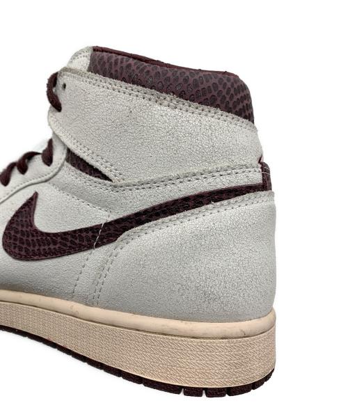 NIKE（ナイキ）NIKE (ナイキ) A Ma Maniere (ア・マ・マニエール) AIR JORDAN1 1 Retro High OG Sail and Burgundy サイズ:27.5cmの古着・服飾アイテム