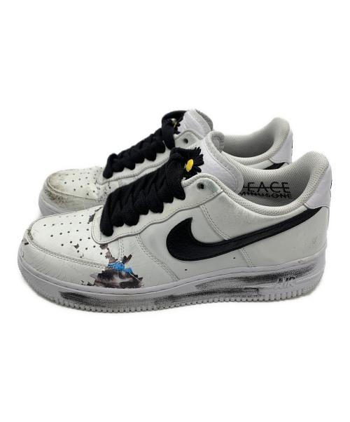 NIKE（ナイキ）NIKE (ナイキ) PEACEMINUSONE (ピースマイナスワン) AIR FORCE 1 '07 PARANOISE WHITE/BLACK-WHITE サイズ:27.5cmの古着・服飾アイテム