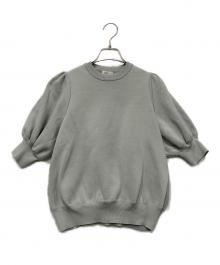 YORI（ヨリ）の古着「半袖ニット」｜グレー