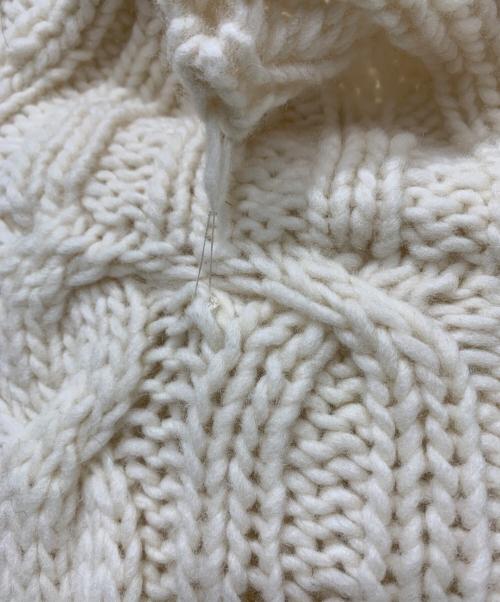 TODAYFUL（トゥデイフル）TODAYFUL (トゥデイフル) Volume Handknit Cardigan アイボリー サイズ:FREEの古着・服飾アイテム