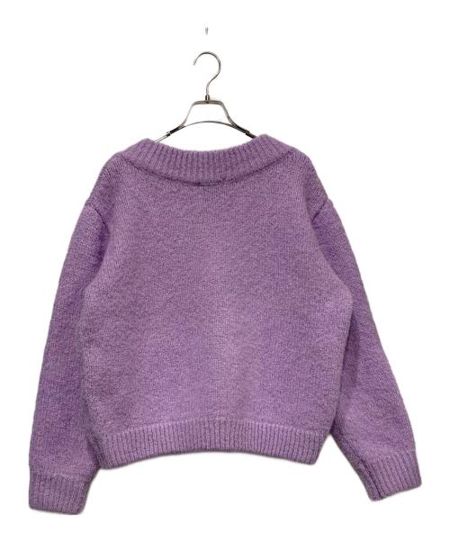 THE TOE（ザ・トゥー）THE TOE (ザ・トゥー) 厚手ニット パープル サイズ:Mサイズの古着・服飾アイテム