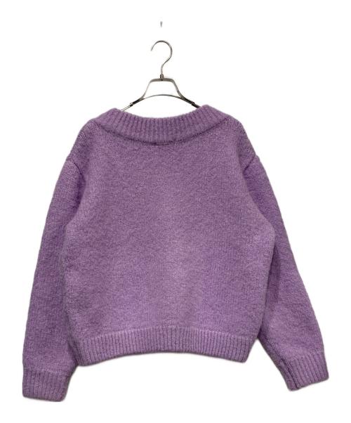 THE TOE（ザ・トゥー）THE TOE (ザ・トゥー) 厚手ニット パープル サイズ:Mサイズの古着・服飾アイテム