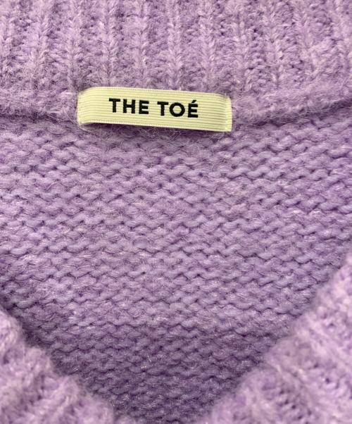 THE TOE（ザ・トゥー）THE TOE (ザ・トゥー) 厚手ニット パープル サイズ:Mサイズの古着・服飾アイテム