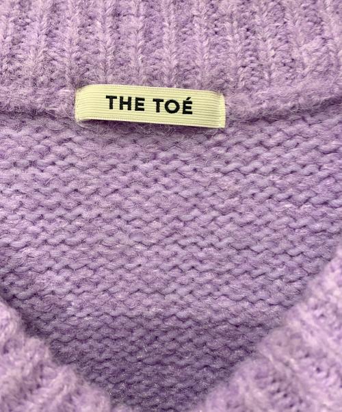 THE TOE（ザ・トゥー）THE TOE (ザ・トゥー) 厚手ニット パープル サイズ:Mサイズの古着・服飾アイテム