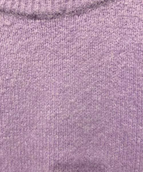 THE TOE（ザ・トゥー）THE TOE (ザ・トゥー) 厚手ニット パープル サイズ:Mサイズの古着・服飾アイテム