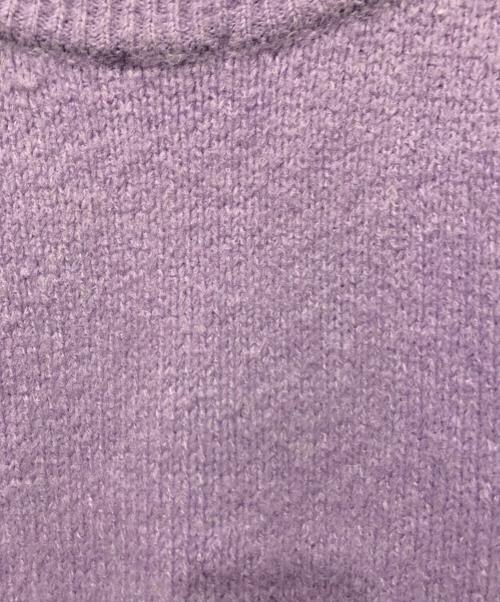 THE TOE（ザ・トゥー）THE TOE (ザ・トゥー) 厚手ニット パープル サイズ:Mサイズの古着・服飾アイテム