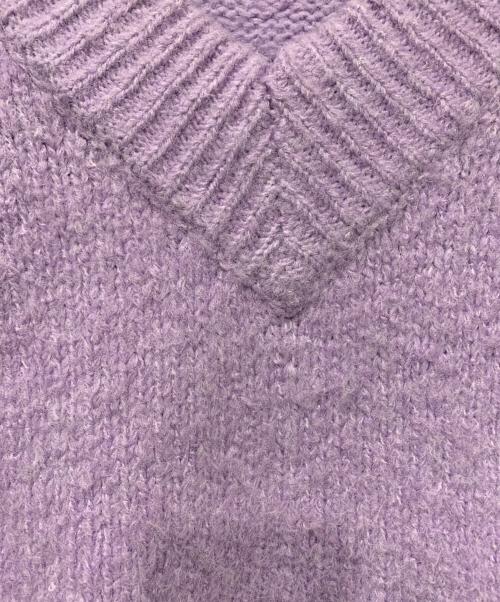 THE TOE（ザ・トゥー）THE TOE (ザ・トゥー) 厚手ニット パープル サイズ:Mサイズの古着・服飾アイテム