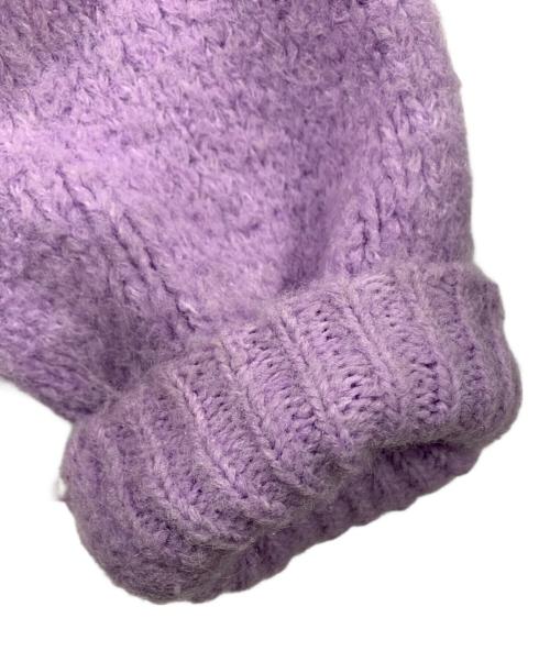 THE TOE（ザ・トゥー）THE TOE (ザ・トゥー) 厚手ニット パープル サイズ:Mサイズの古着・服飾アイテム