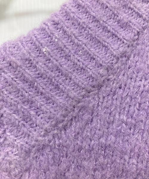 THE TOE（ザ・トゥー）THE TOE (ザ・トゥー) 厚手ニット パープル サイズ:Mサイズの古着・服飾アイテム
