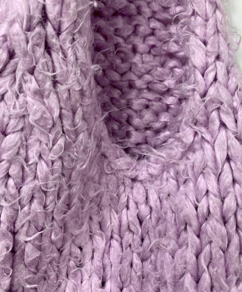 BLAMINK（ブラミンク）BLAMINK (ブラミンク) ニットベスト パープル サイズ:SIZE 38の古着・服飾アイテム