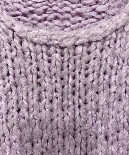 BLAMINK（ブラミンク）BLAMINK (ブラミンク) ニットベスト パープル サイズ:SIZE 38の古着・服飾アイテム