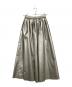 THIRD MAGAZINE（サードマガジン）の古着「シャイニーボリュームスカート」｜シルバー