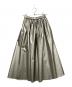 THIRD MAGAZINE (サードマガジン) シャイニーボリュームスカート シルバー サイズ:SIZE 9：14000円