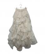 THE TOEザ・トゥー）の古着「チュールスカート」｜ホワイト