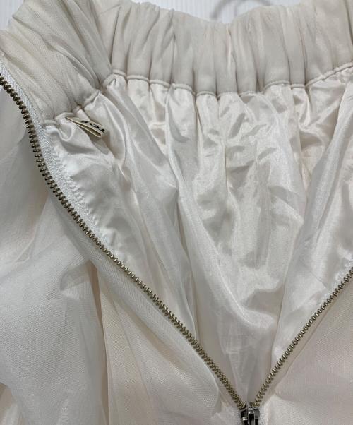 THE TOE（ザ・トゥー）THE TOE (ザ・トゥー) チュールスカート ホワイト サイズ:Mサイズの古着・服飾アイテム