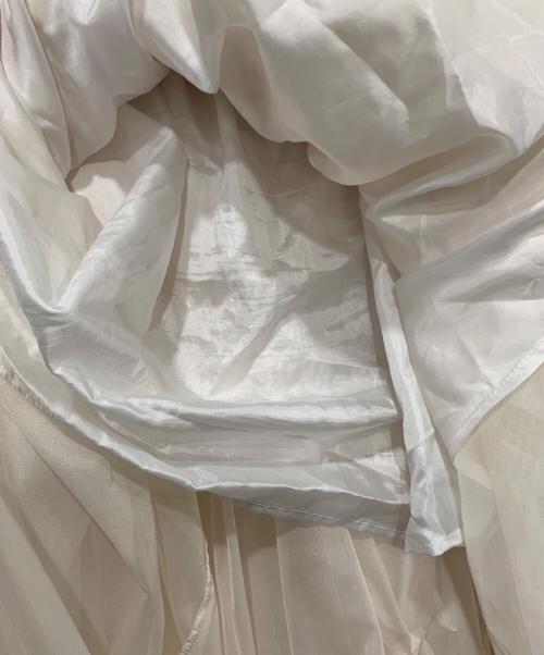 THE TOE（ザ・トゥー）THE TOE (ザ・トゥー) チュールスカート ホワイト サイズ:Mサイズの古着・服飾アイテム