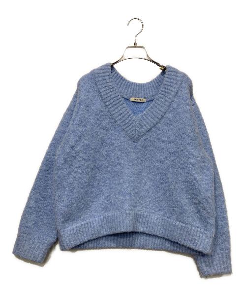 THE TOE（ザ・トゥー）THE TOE (ザ・トゥー) 厚手ニット ブルー サイズ:Mの古着・服飾アイテム