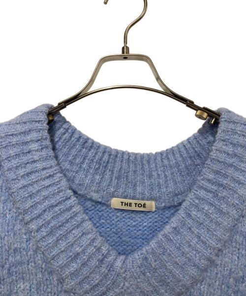 THE TOE（ザ・トゥー）THE TOE (ザ・トゥー) 厚手ニット ブルー サイズ:Mの古着・服飾アイテム