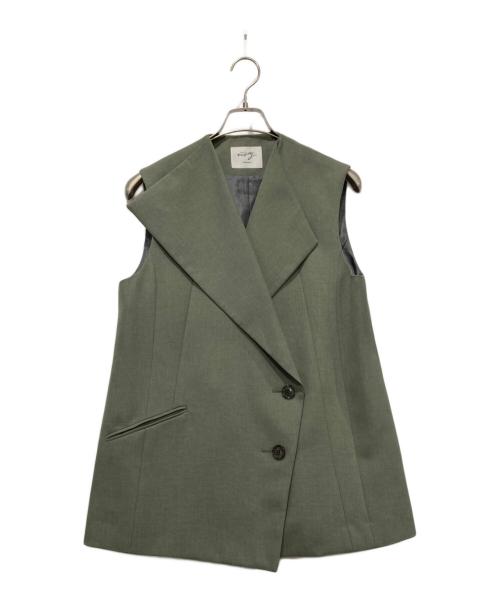 AKIRA NAKA（アキラナカ）AKIRA NAKA (アキラナカ) ジレ オリーブ サイズ:SIZE 2の古着・服飾アイテム