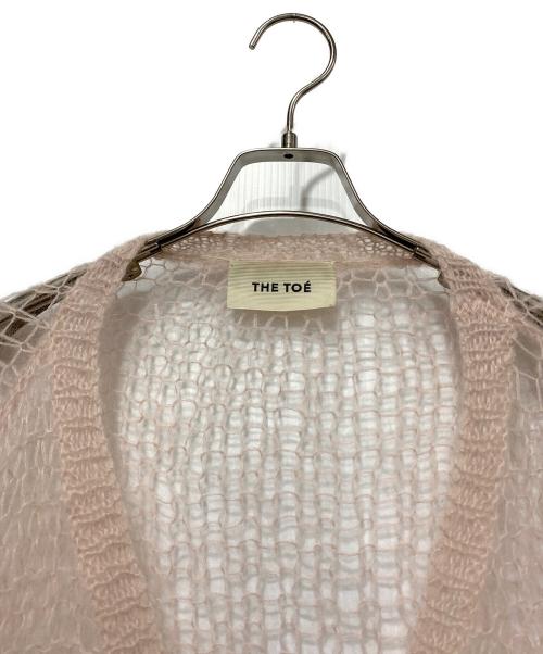 THE TOE（ザ・トゥー）THE TOE (ザ・トゥー) 薄手カーディガン ピンク サイズ:FREEの古着・服飾アイテム