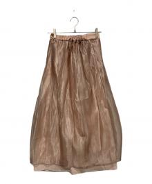 machatt（マチャット）の古着「オーガンジーレイヤードスカート」｜ピンク