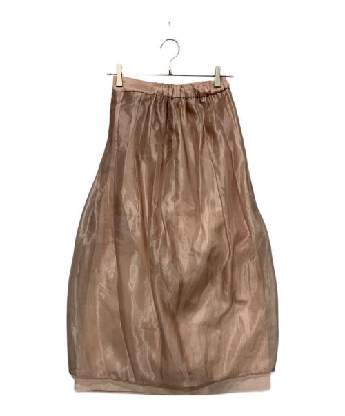 machatt（マチャット）machatt (マチャット) オーガンジーレイヤードスカート ピンク サイズ:SIZE Freeの古着・服飾アイテム