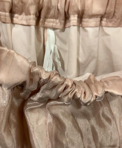 machatt（マチャット）machatt (マチャット) オーガンジーレイヤードスカート ピンク サイズ:SIZE Freeの古着・服飾アイテム