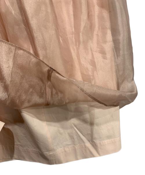 machatt（マチャット）machatt (マチャット) オーガンジーレイヤードスカート ピンク サイズ:SIZE Freeの古着・服飾アイテム