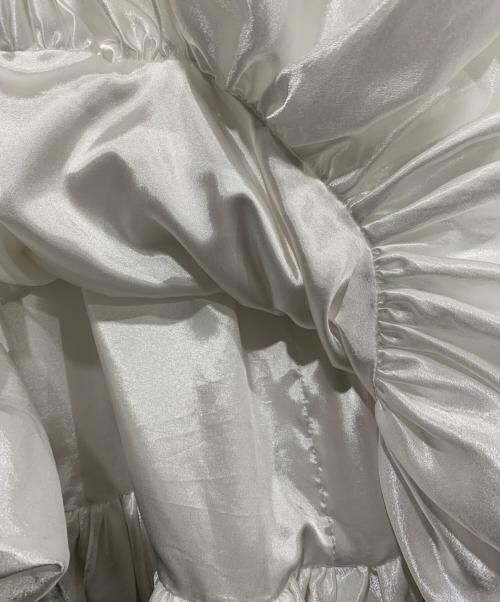 THE TOE（ザ・トゥー）THE TOE (ザ・トゥー) BERCY BALLON SKIRT ホワイト サイズ:Mサイズの古着・服飾アイテム