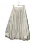 THE TOE (ザ・トゥー) BERCY BALLON SKIRT ホワイト サイズ:Mサイズ：10000円