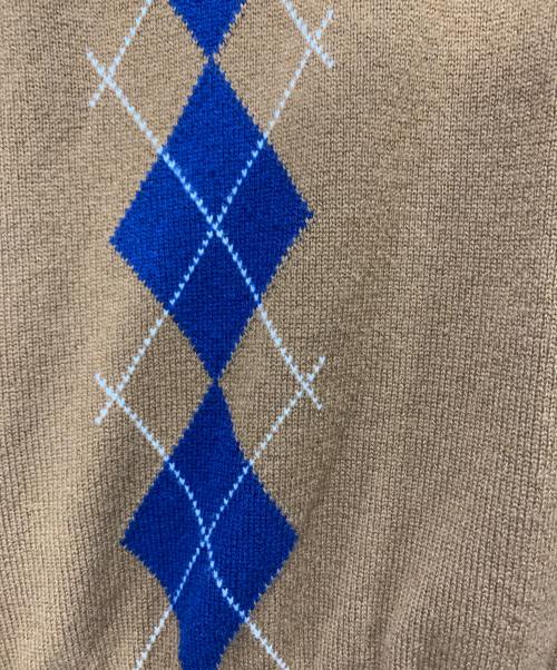 MIU MIU（ミュウミュウ）MIU MIU (ミュウミュウ) カシミヤベスト ブラウン サイズ:SIZE 38の古着・服飾アイテム