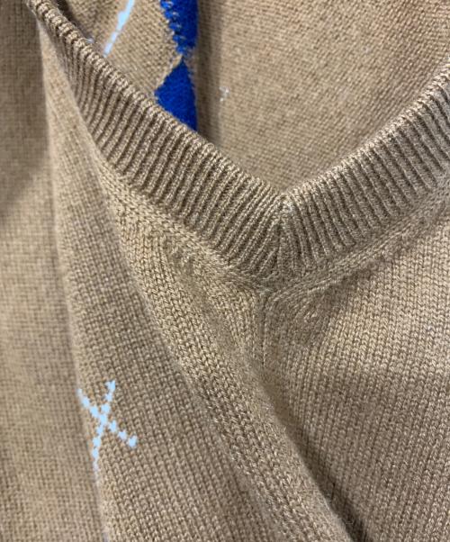 MIU MIU（ミュウミュウ）MIU MIU (ミュウミュウ) カシミヤベスト ブラウン サイズ:SIZE 38の古着・服飾アイテム