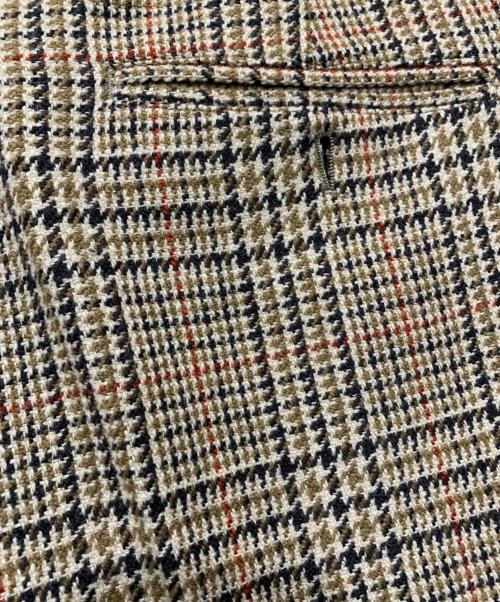 GUCCI（グッチ）GUCCI (グッチ) ウールパンツ ベージュ×ブラウン サイズ:SIZE 44の古着・服飾アイテム