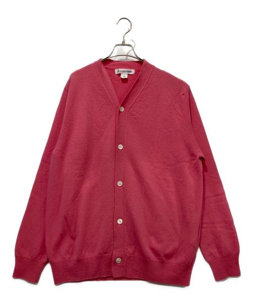 COMME des GARCONS SHIRT（コムデギャルソンシャツ）COMME des GARCONS SHIRT (コムデギャルソンシャツ) 厚手カーディガン ピンク サイズ:Sの古着・服飾アイテム