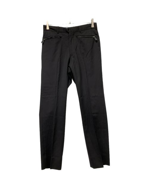 lacquer&c（ラクアアンドシー）lacquer&c (ラクアアンドシー) Godard haberdashery (ゴダール ハバダッシェリー) スラックス ブラック サイズ:SIZE 44の古着・服飾アイテム