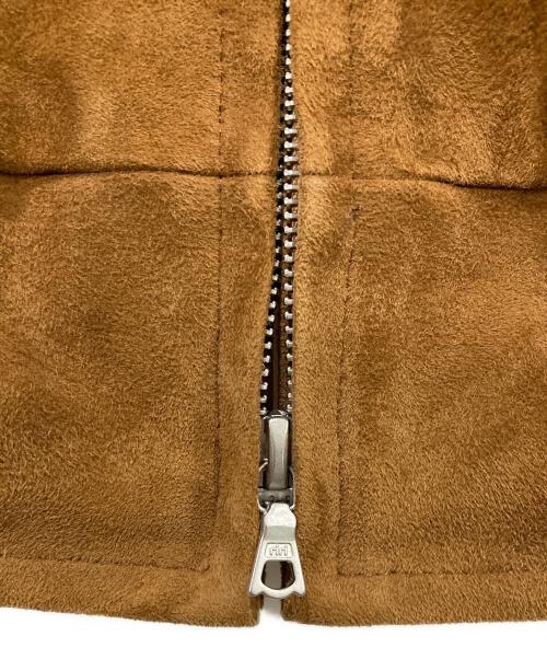 AURALEE（オーラリー）AURALEE (オーラリー) GOAT SUEDE ZIP BLOUSON ブラウン サイズ:3の古着・服飾アイテム