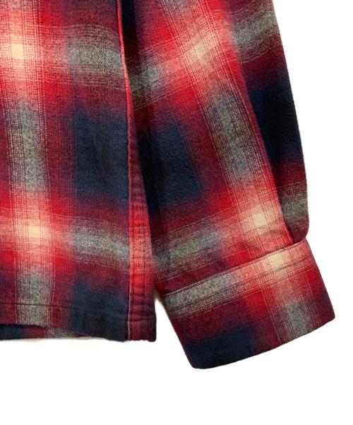 PENDLETON（ペンドルトン）PENDLETON (ペンドルトン) 長袖シャツ レッド×ネイビー サイズ:Lの古着・服飾アイテム