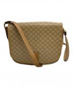 CELINEセリーヌ）の古着「マカダム　ショルダーバッグ」｜ブラウン