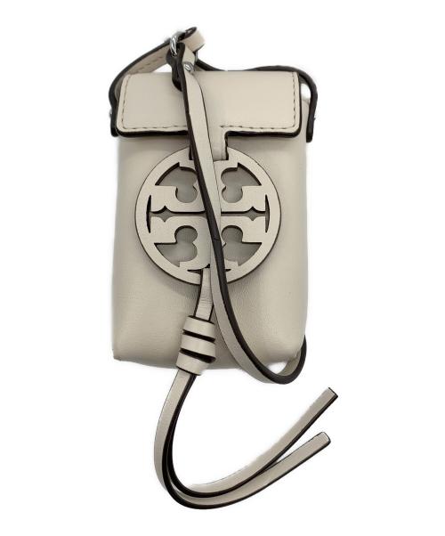 TORY BURCH（トリーバーチ）TORY BURCH (トリーバーチ) ミラーナノショルダーバッグ アイボリーの古着・服飾アイテム