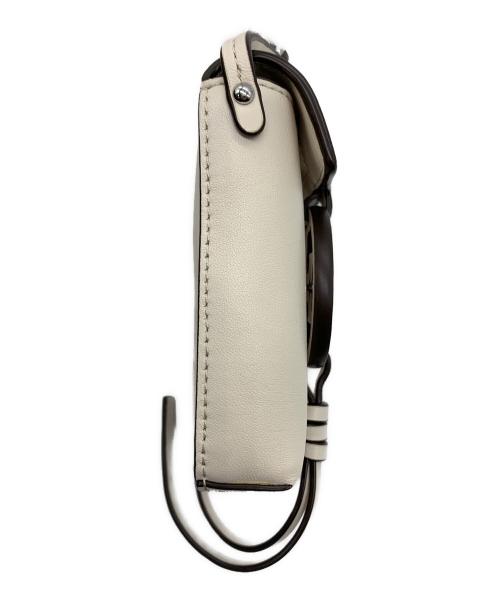 TORY BURCH（トリーバーチ）TORY BURCH (トリーバーチ) ミラーナノショルダーバッグ アイボリーの古着・服飾アイテム