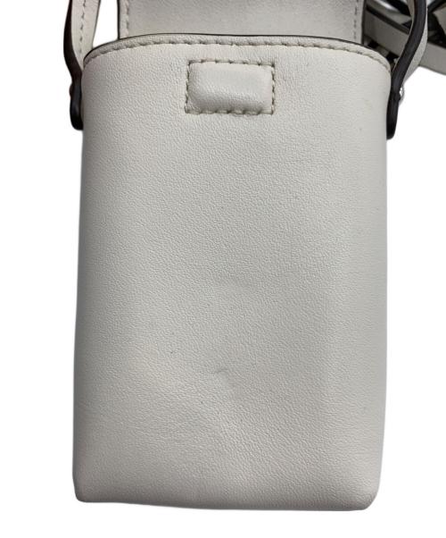 TORY BURCH（トリーバーチ）TORY BURCH (トリーバーチ) ミラーナノショルダーバッグ アイボリーの古着・服飾アイテム