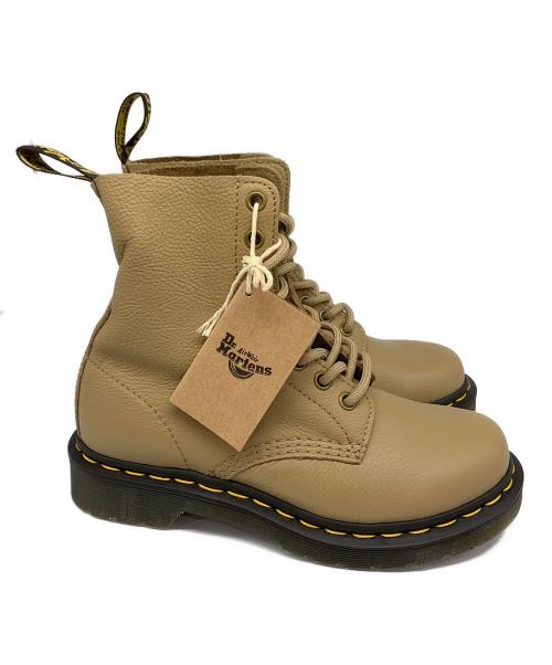 Dr.Martens（ドクターマーチン）Dr.Martens (ドクターマーチン) PASCAL VIRGINIA 8ホールブーツ ベージュ サイズ:UK4の古着・服飾アイテム