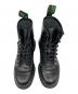 中古・古着 Dr.Martens (ドクターマーチン) 8ホールブーツ ブラック×グリーン サイズ:UK6：10000円