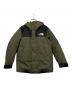 THE NORTH FACE（ザ ノース フェイス）の古着「マウンテンダウンジャケット」｜オリーブ×ブラック